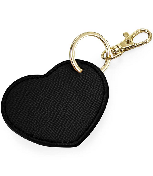 Elegant Heart Keyring & Bag Charm