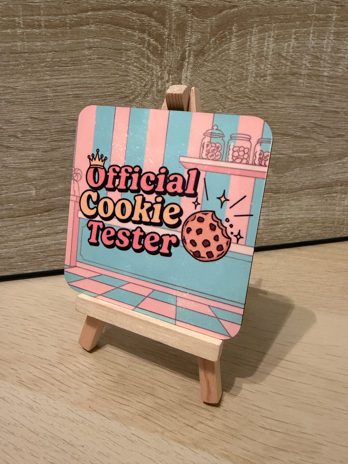 Official Cookie Tester - Coaster