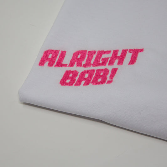 Alright Bab! Birmingham Slang Embroidered T-Shirt - Local Pride Tee