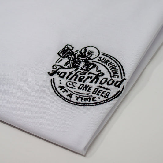 Surviving Fatherhood Beer T-Shirt - Funny Dad Life Tee