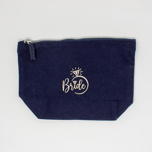 Elegant "Bride" Makeup Bag