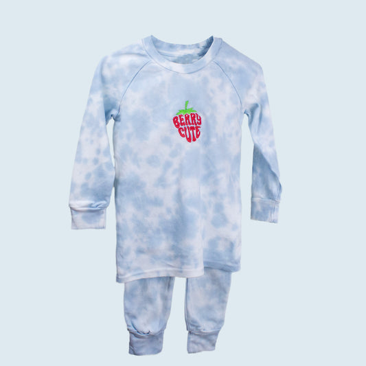 Berry Cute Tie-Dye Kids' Long Sleeve PJs Set (12 - 18 Months)