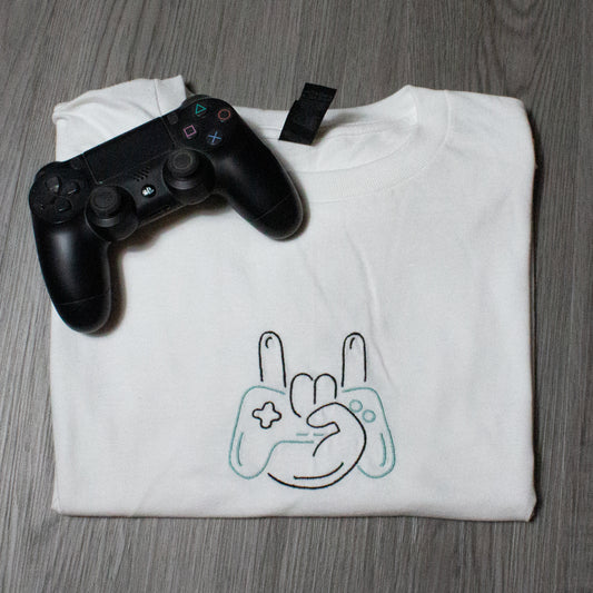 Rock On, Gamer! Kids Gaming T-Shirt