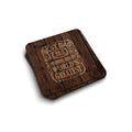 Best Dad Ever Wooden Style Coaster