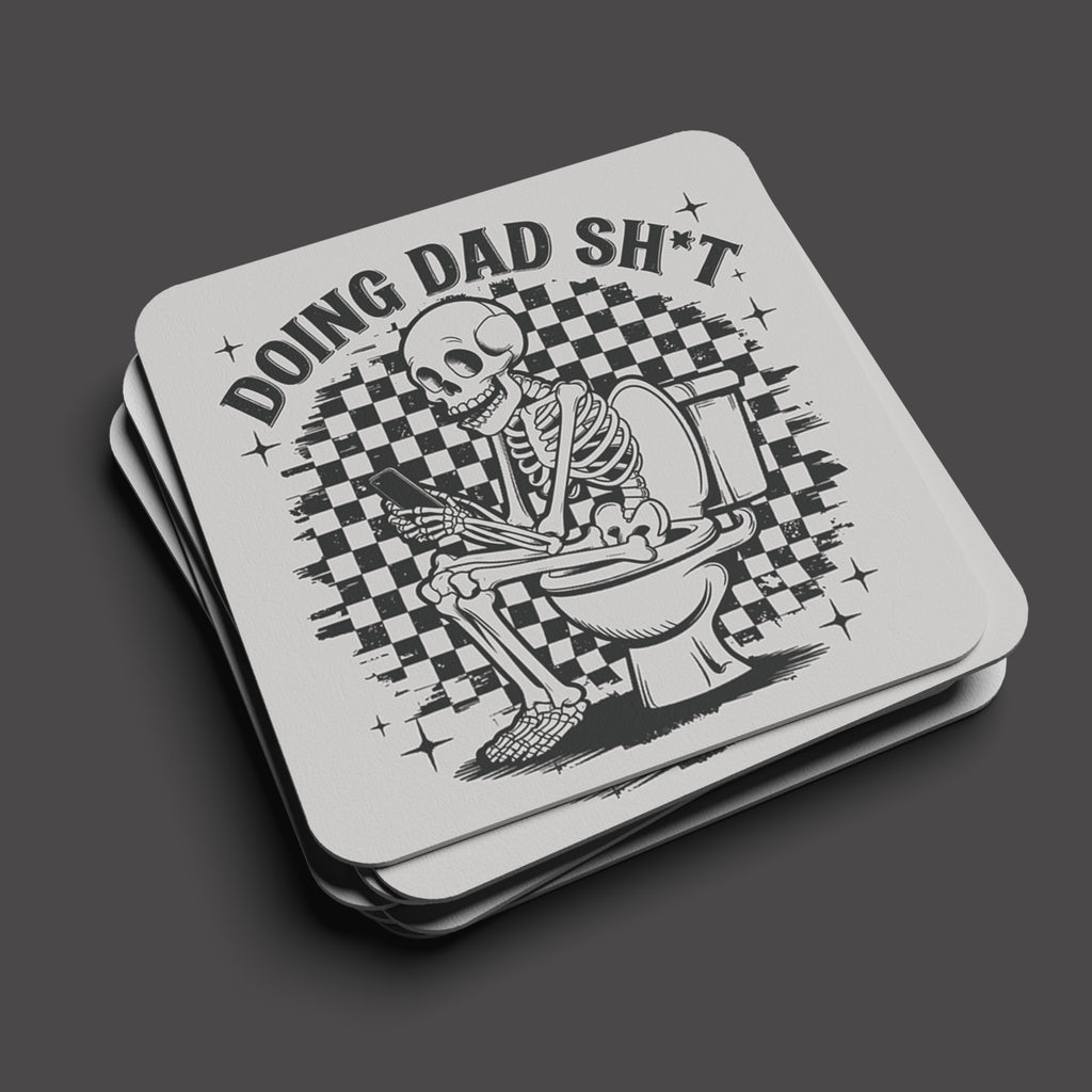 💀 Doing Dad Sh*t Mug & Coaster Set