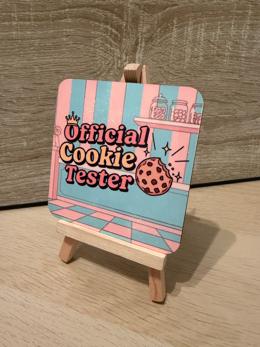 Official Cookie Tester - Coaster