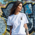 Life Is Grim But I’m Still Smilin’ – Reaper Chest Print Tee