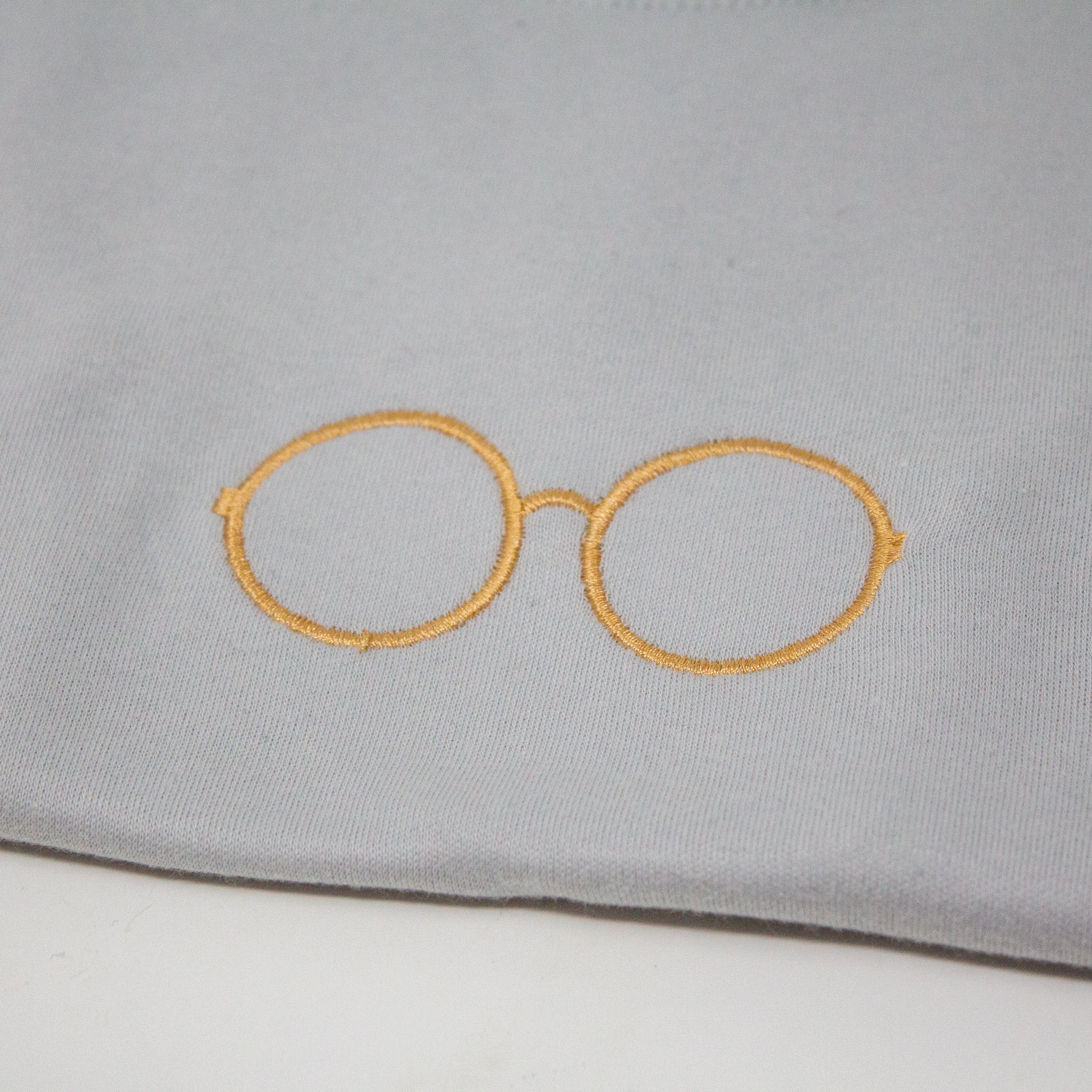 Embroidered Round Glasses T-Shirt - Magical Kids' Tee