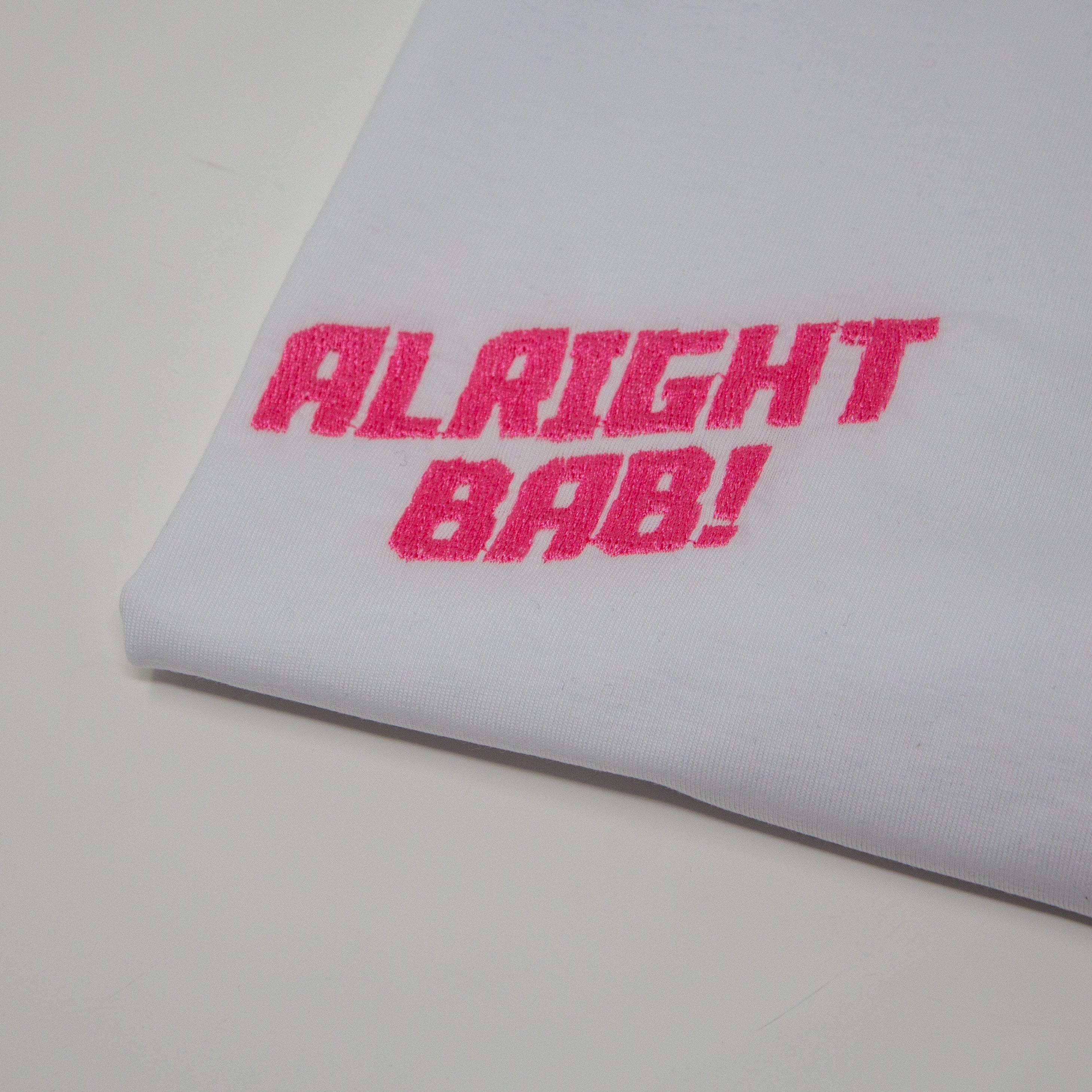 Alright Bab! Birmingham Slang Embroidered T-Shirt - Local Pride Tee