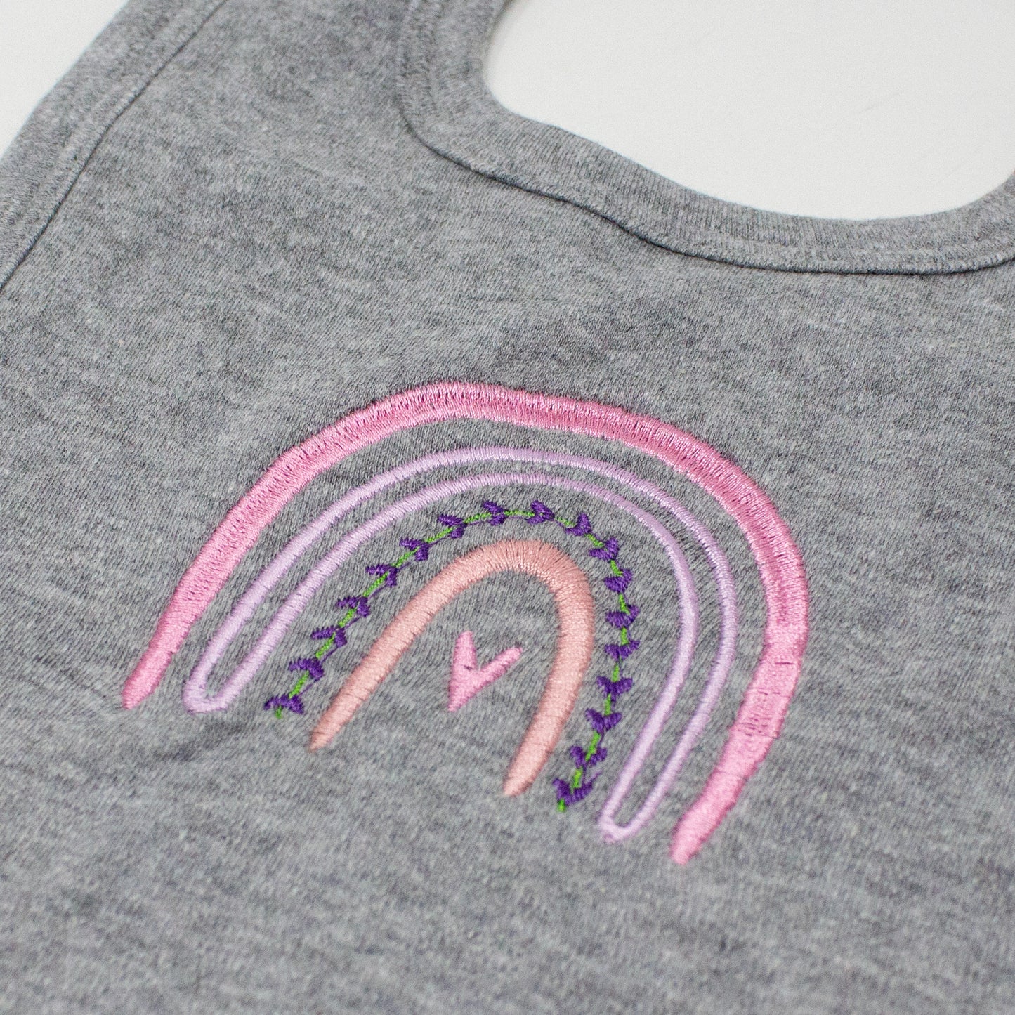 Boho Rainbow Bib