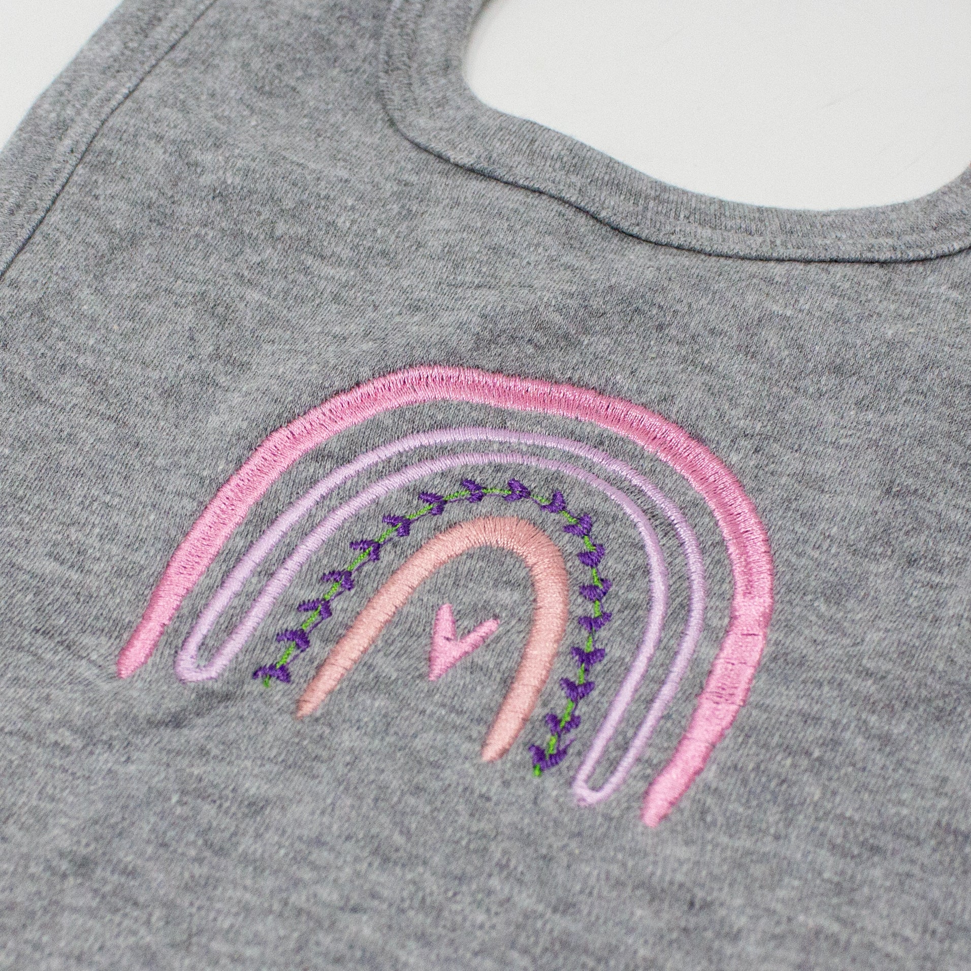 Boho Rainbow Bib