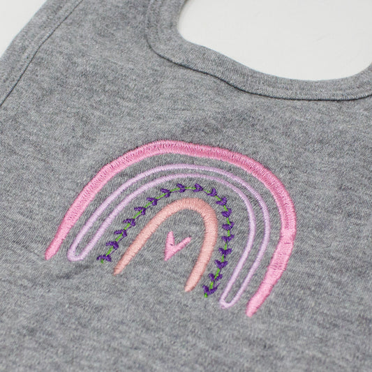 Boho Rainbow Bib