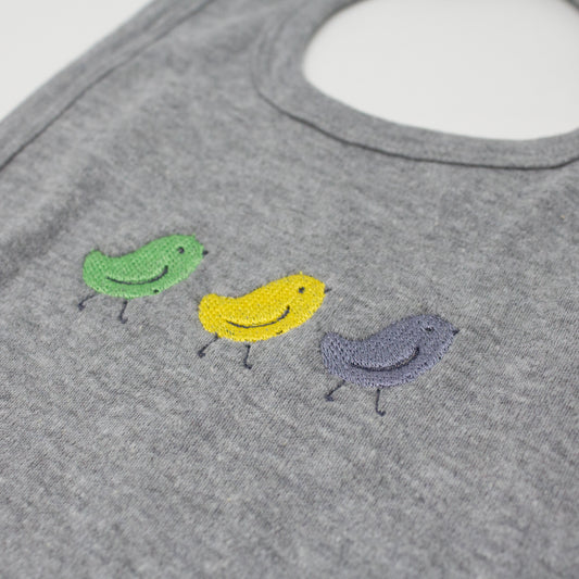 Colourful Birds Bib