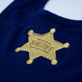 "New Sheriff in Town" Baby Bib - Cute Western Style for Messy Little Deputies
