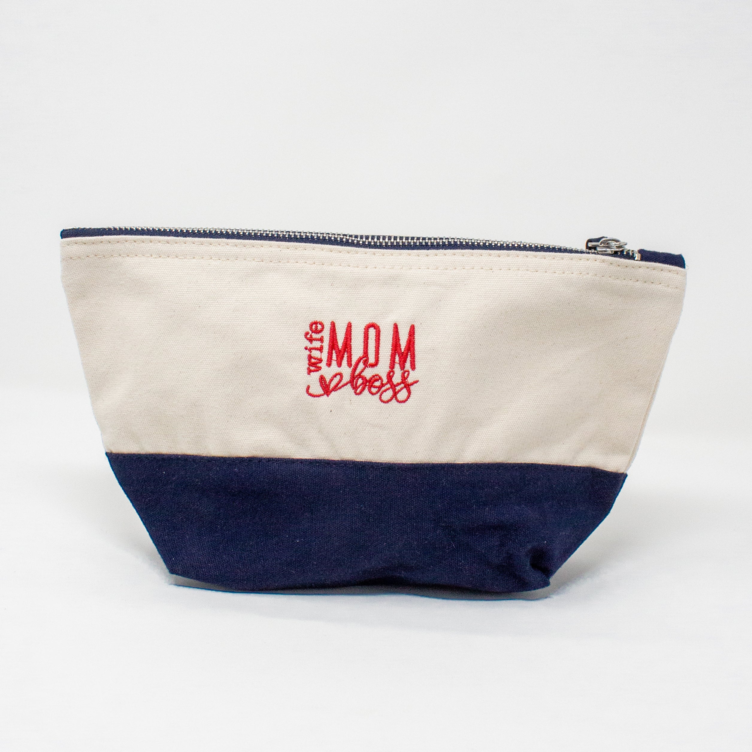 "Wife Mom Boss" Makeup Bag