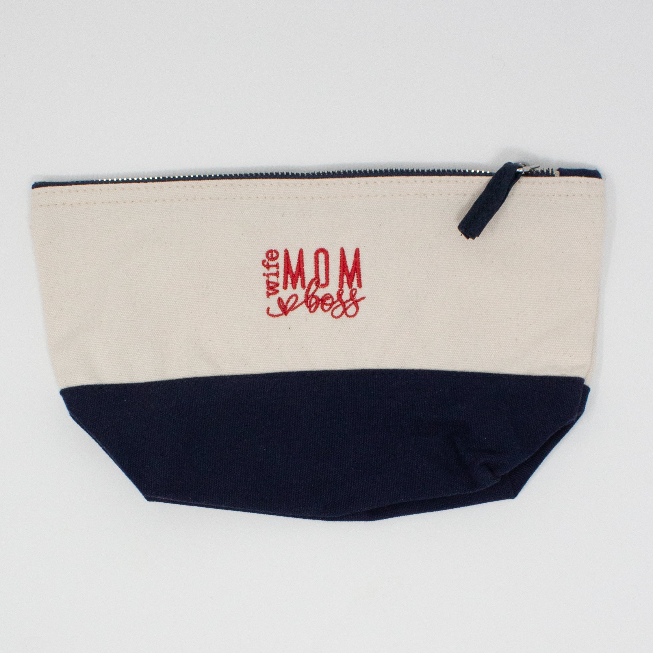 "Wife Mom Boss" Makeup Bag