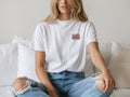 Love Vibes Embroidered Tee – Minimal Graphic T-Shirt