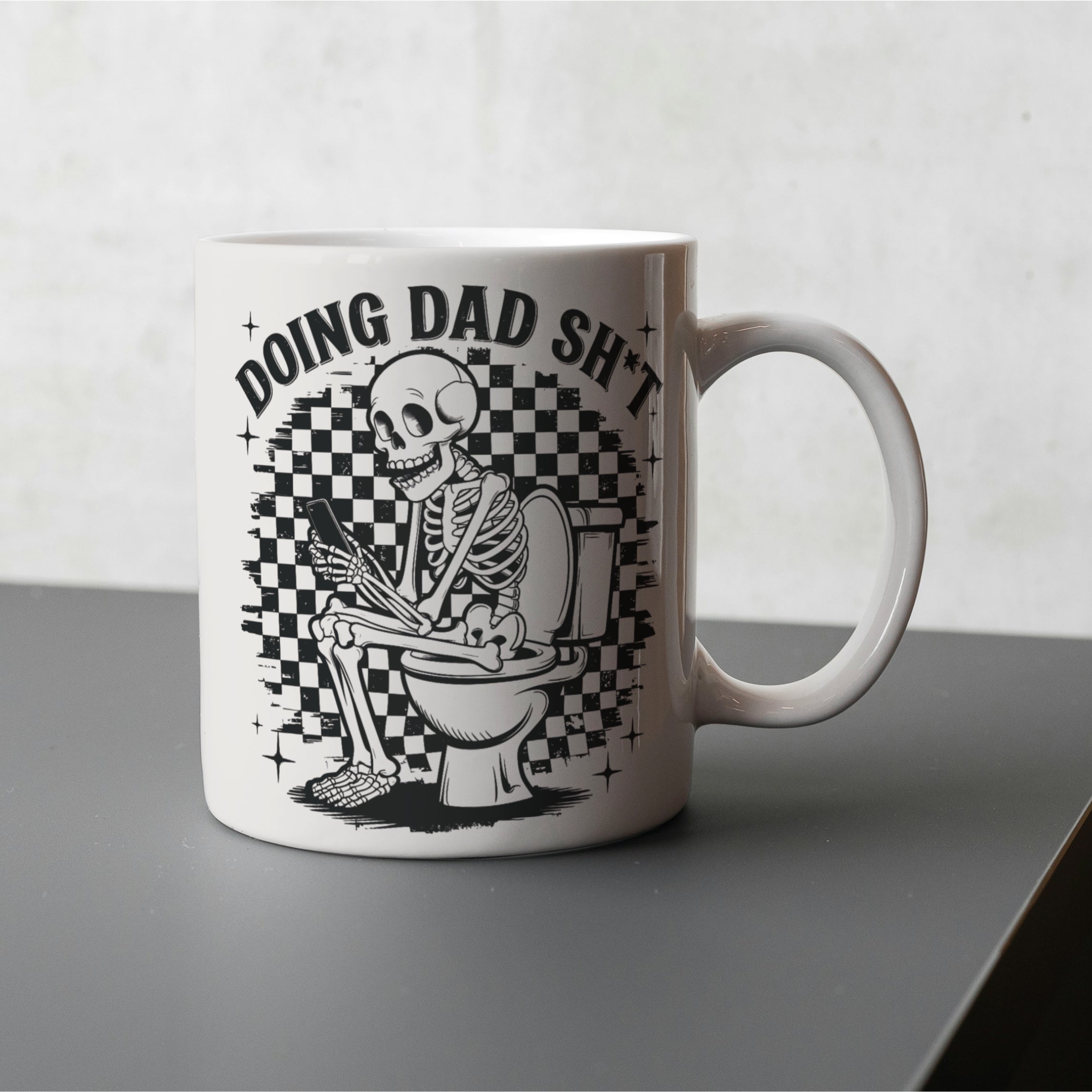 💀 Doing Dad Sh*t Mug & Coaster Set