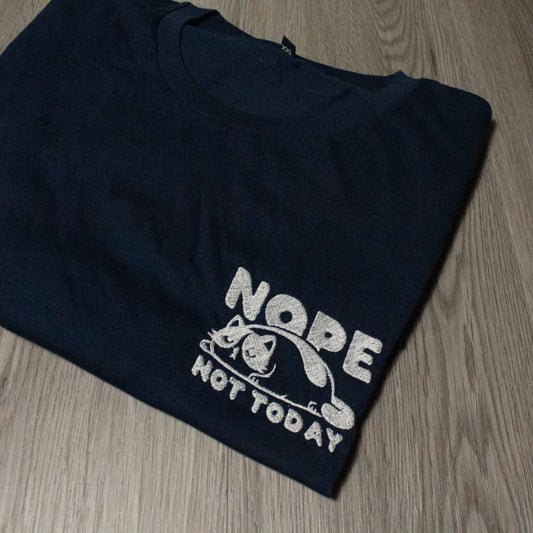 Nope, Not Today! Cozy Cat T-Shirt