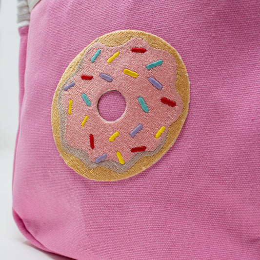 Pink Donut Mini Backpack