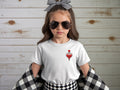 Kids Cool Heart Embroidered T-Shirt - Minimal Love Detail Graphic Tee