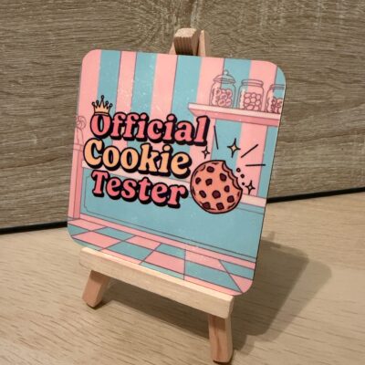 Official Cookie Tester - Coaster